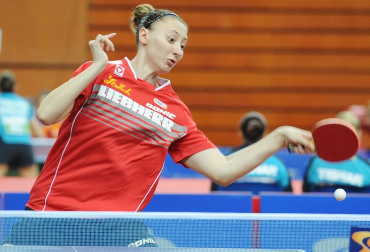 Sofia Polcanova begann die Partie mit einem 3:0 über Katarzyna Grzybowska (©Stosik)