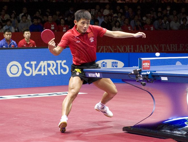 Zhang Jike zeigte eine ordentliche Leistung...(©Stosik)