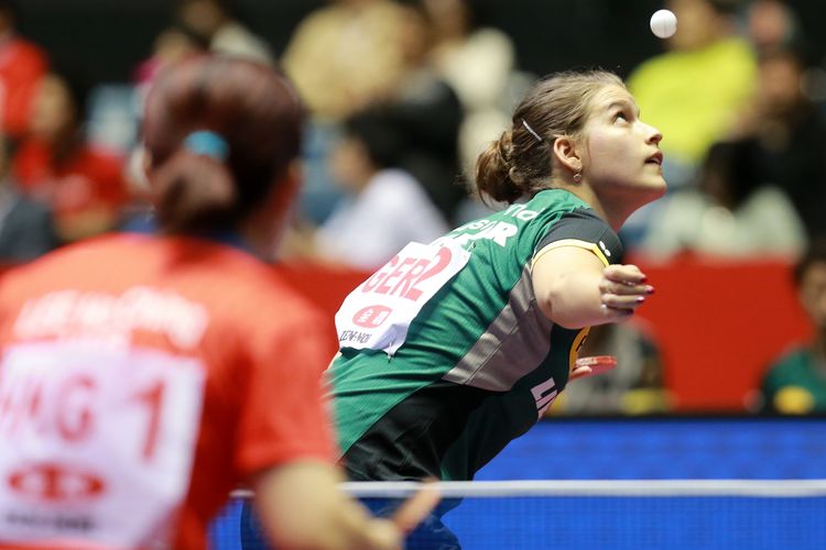 ...mussten sich die Damen den Hongkong-Chinesinnen dagegen geschlagen geben. (©ITTF/Rémy Gros) 