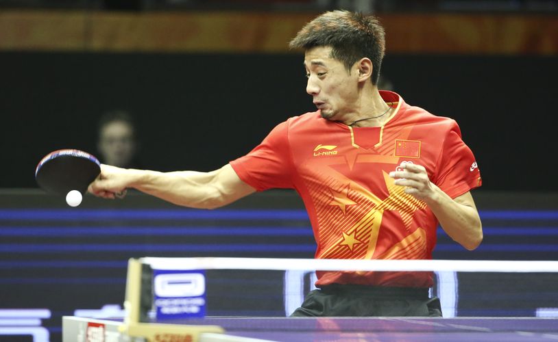 Auch Zhang Jike steht im Viertelfinale. (©Stosik)