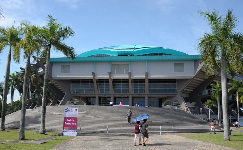 Am Sonntag hat sie begonnen, die Mannschafts-Weltmeisterschaft in Kuala Lumpur. Austragungsort ist das Malawati Stadium. (©Stosik)