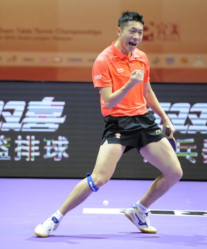 Xu Xin konnte das Reich der Mitte dabei mit einem 3:1-Sieg über Lee Sangsu in Führung bringen. (©Stosik)