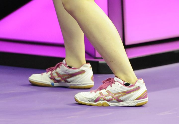 Kasumi Ishikawa verlor zwar gegen Peti Solja, zog in diesen Schuhen aber auch ins Finale ein (©Stosik)