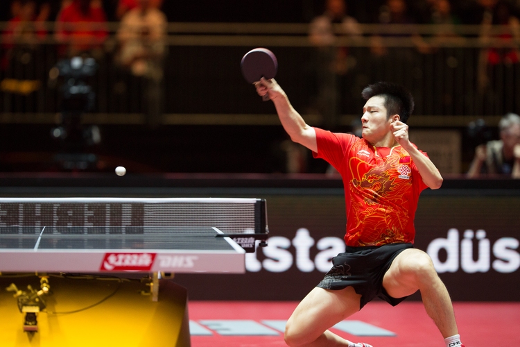 ...Fan Zhendong heraus. Der World Cup-Sieger ließ gegen den Südkoreaner... (©Fabig)