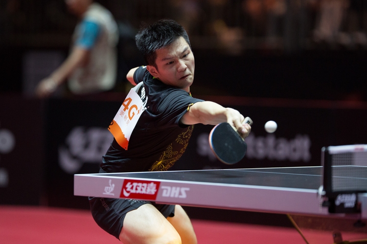 Wie sein Kollege Zhang absolvierte auch Fan Zhendong seine Erstrundenaufgabe tadellos mit 4:0 (©Fabig)