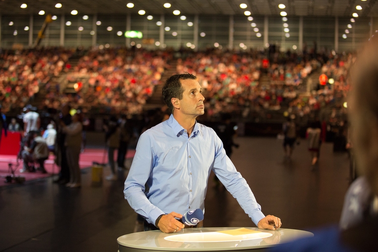 Heute bekamen sogar die Zuschauer zu Hause etwas von der Tischtennis-WM im Fernsehen geboten (©Fabig)