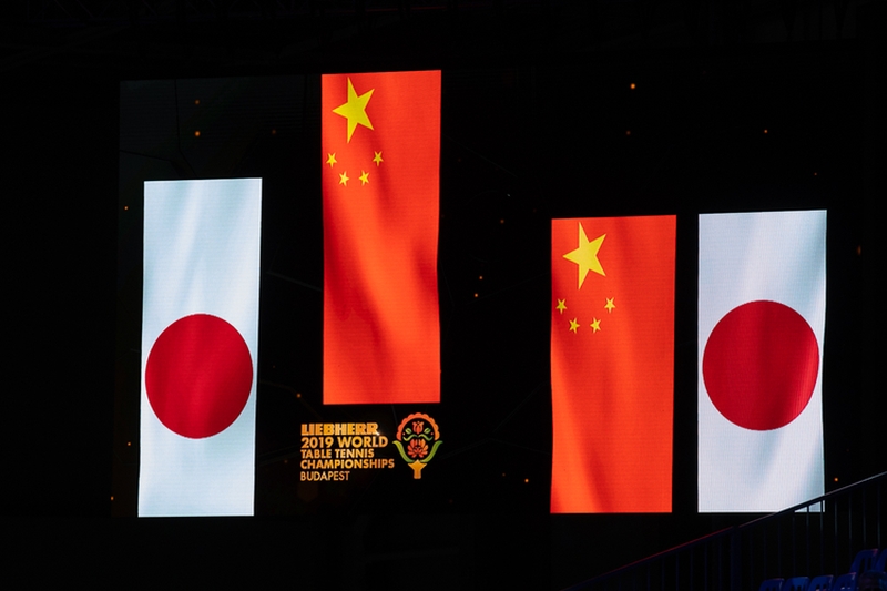 Zweimal China und zweimal Japan auf dem Siegerpodest im Doppel bei den Damen... (©Thomas)