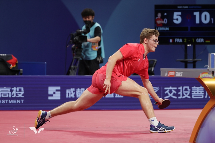 Die Franzosen um Alexis Lebrun spielten ein tolles Turnier - und verloren nur zweimal gegen Deutschland (©ITTF)