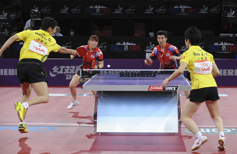 ...und seiner Partnerin Rao Jingwen ein chinesisches Duo im Halbfinale...(©Stosik)