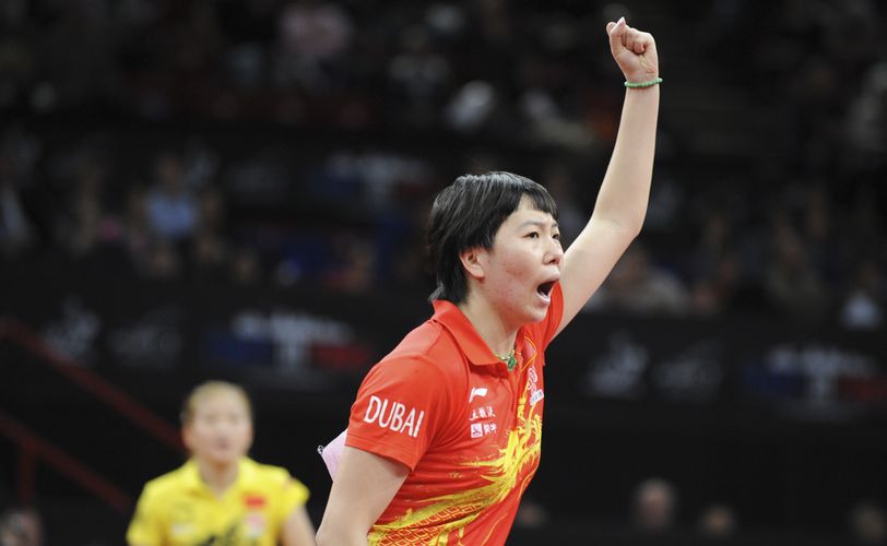 Li Xiaoxia sichert sich nach ihrem Olympiasieg auch den Weltmeistertitel (©Stosik)