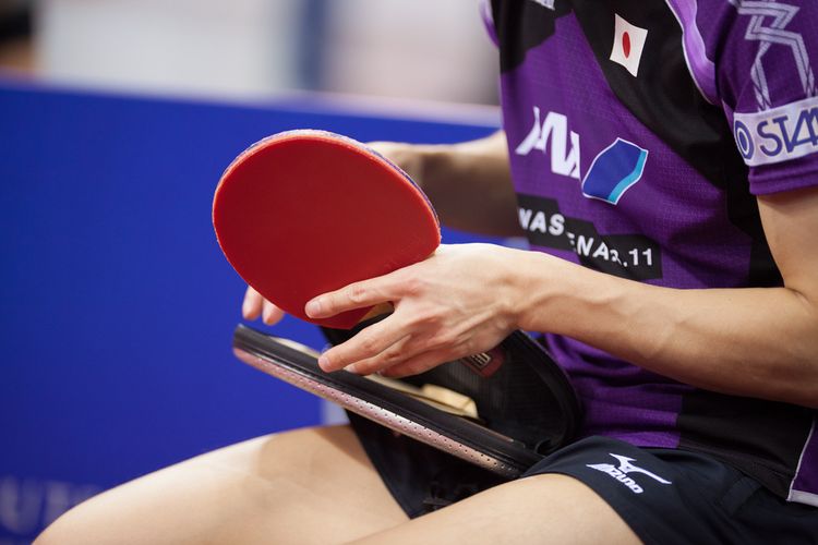 … die er nach dem Halbfinale mit Ma Long... (©Fabig)