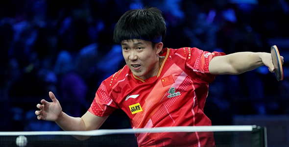 Ma long backhand Backspin